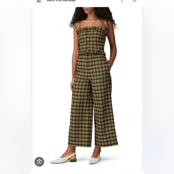 Ganni Pants - Ganni wide leg pants